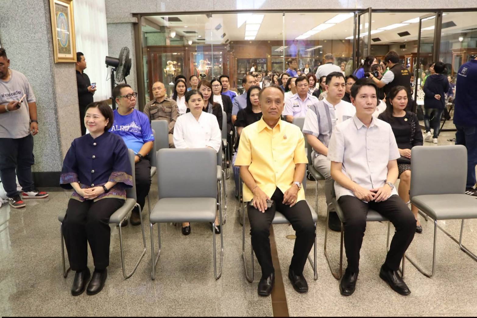 title - สำนักงานการปฏิรูปที่ดินเพื่อเกษตรกรรม (ส.ป.ก.) จัดงานแถลงข่าวการจัดงาน “สืบสานพระราชปณิธาน สร้างงานเกษตรกรรม เลิศล้ำหัตถศิลป์ ท่องเที่ยวถิ่นวิถีไทย” ณ ศูนย์ส่งเสริมและพัฒนาอาชีพเสริมนอกภาคการเกษตร (ศูนย์ศิลปาชีพ บางไทรฯ (เดิม))